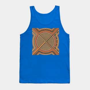 Classical Epochs Decorative Pattern Tank Top